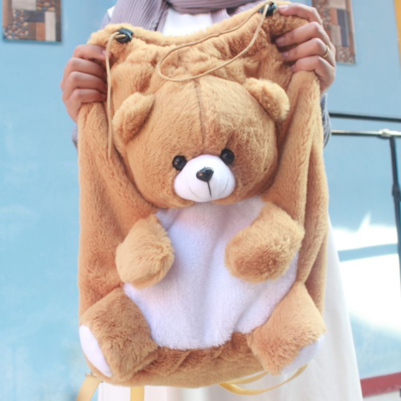 TAS  SERUT BONEKA BERUANG PRIA WANITA RANSEL DAN SELEMPANG