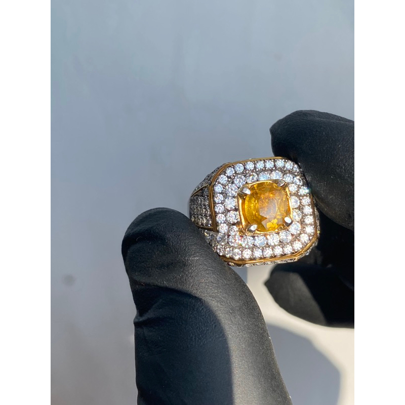 NATURAL YELLOW SAPPHIRE 1,77 Crt ( YELLOW Ha TANZANIA ) “ MEMO CGL “