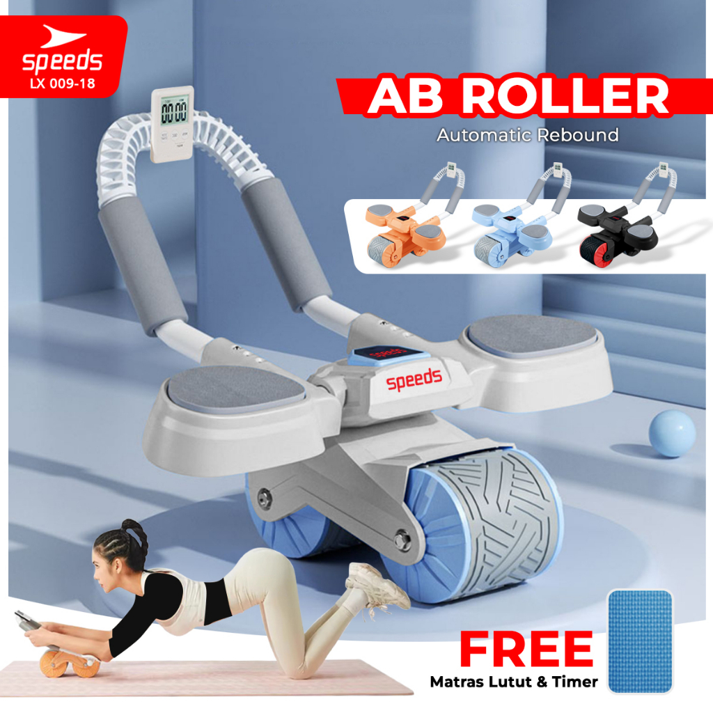 SPEEDS Ab Wheel Single Wheel / Ab Roller / Abdominal Roller / Alat Fitness Gym Olahraga / Ab Wheel 0