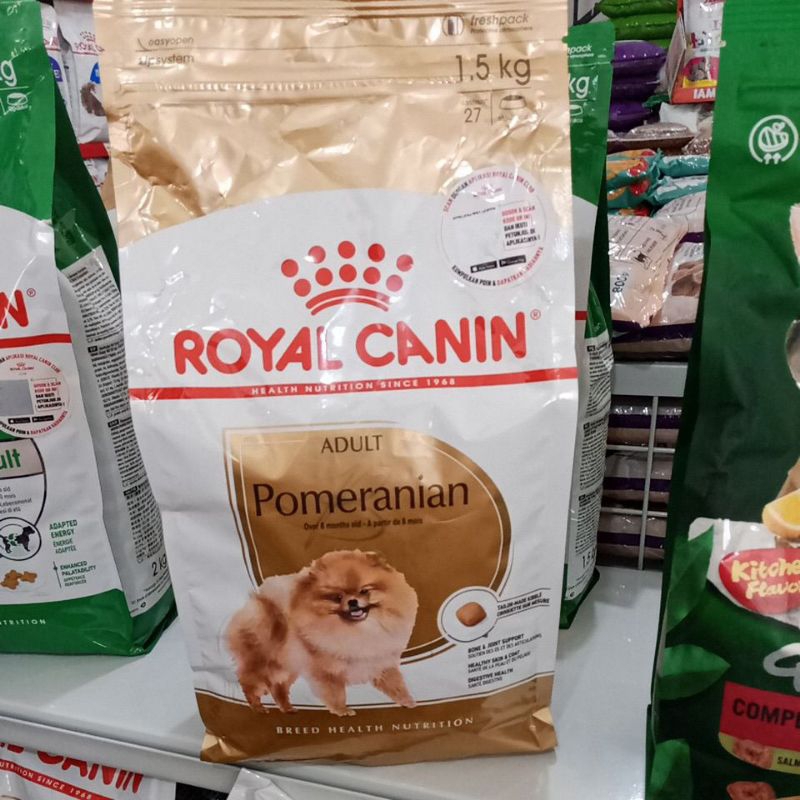 Royal canin Adult Pomeranian 1,5kg makanan anjing rc Pomeranian