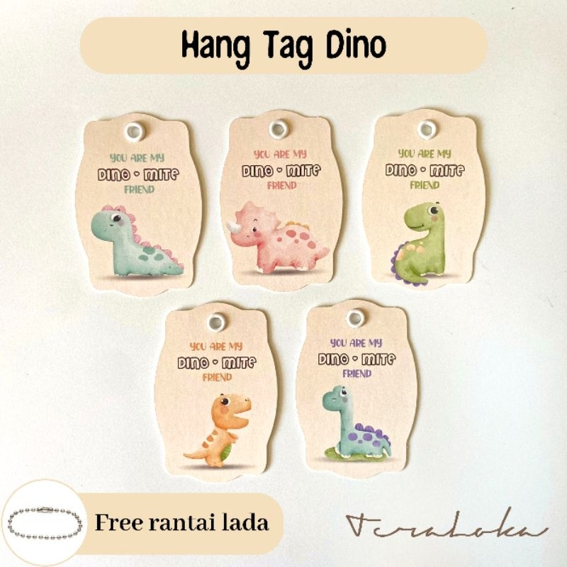 

Hang Tag Dinosaurus