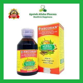 Hecosan Sirup 120ml / Hekosan Kids Sirup 60ml - Hexosan Herbal Cough Sirup Obat Batuk Berdahak Anak / Melegakan Tenggorokan Dewasa