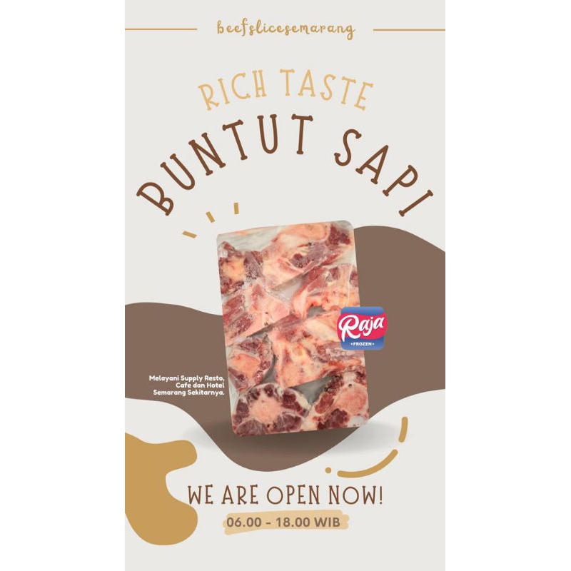 

Buntut Sapi Kemasan 500 gram