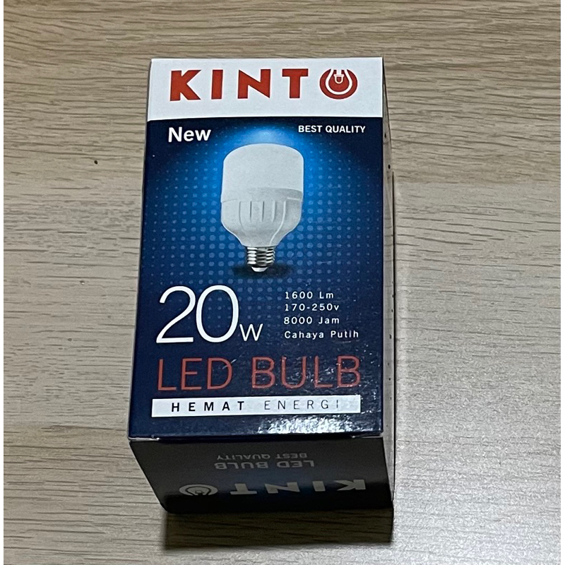 lampu Led jumbo Led tabung Kinto sni 20w