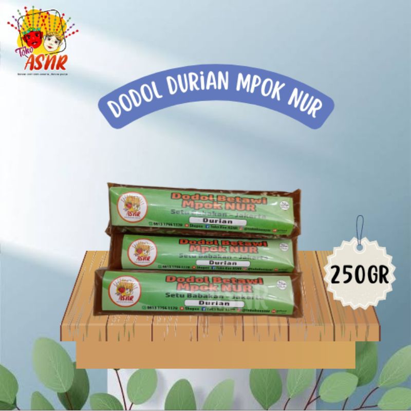 

RB Dodol Betawi Mpok Nur 250gram