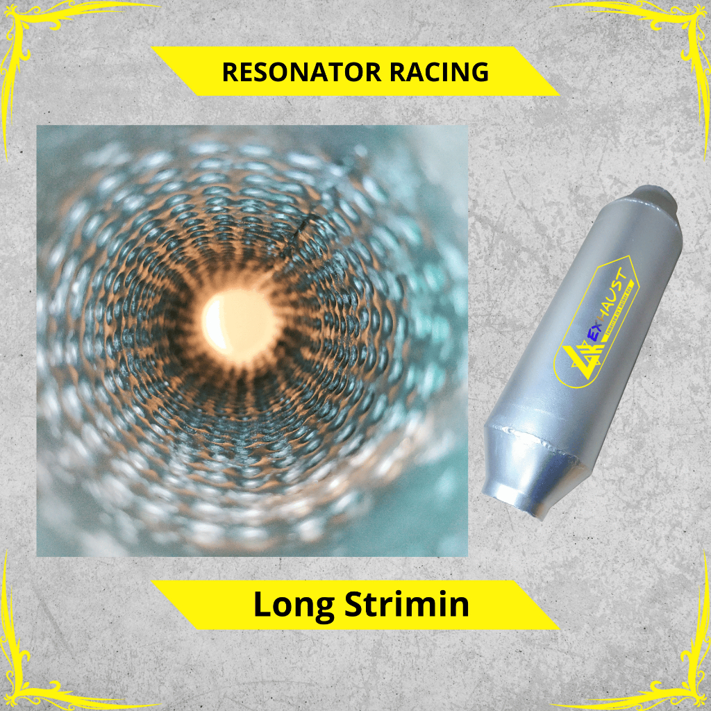 Resonator knalpot mobil Manual Tabung peredam standar racing knalpot mobil