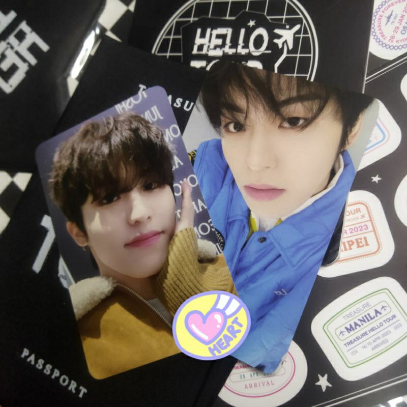 PC Travel Kit Treasure Jeongwoo Jaehyuk Ready INA MD Hello Tour