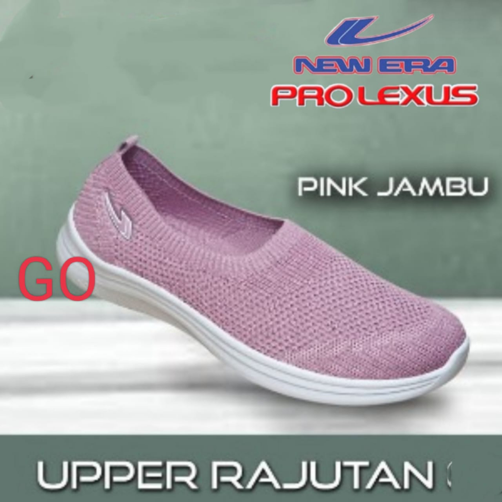 gof NEW ERA SABRINA Sepatu Slip On Wanita Rajut TERBARU Original Murah 37/41