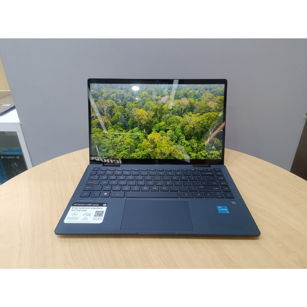 Laptop 2in1 Hp Pavilion X360 Intel i3 1215U 8GB 512GB SSD 14 FHD IPS Touch Windows 11 Home Blue Original