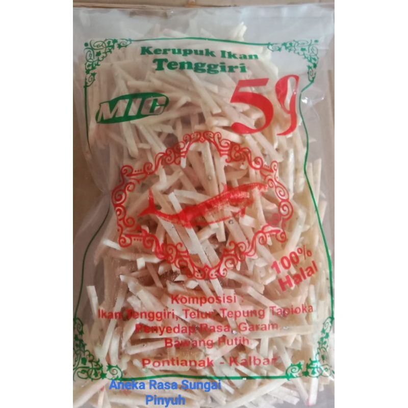 

Krupuk Ikan Stik 59 (Ikan Tenggiri)