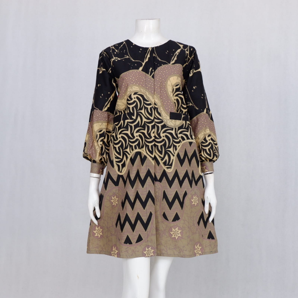 TUNIK BATIK SOLO BESTARI PASPOL 06 | DRESS BATIK BESTARI BUSUI FRIENDLY