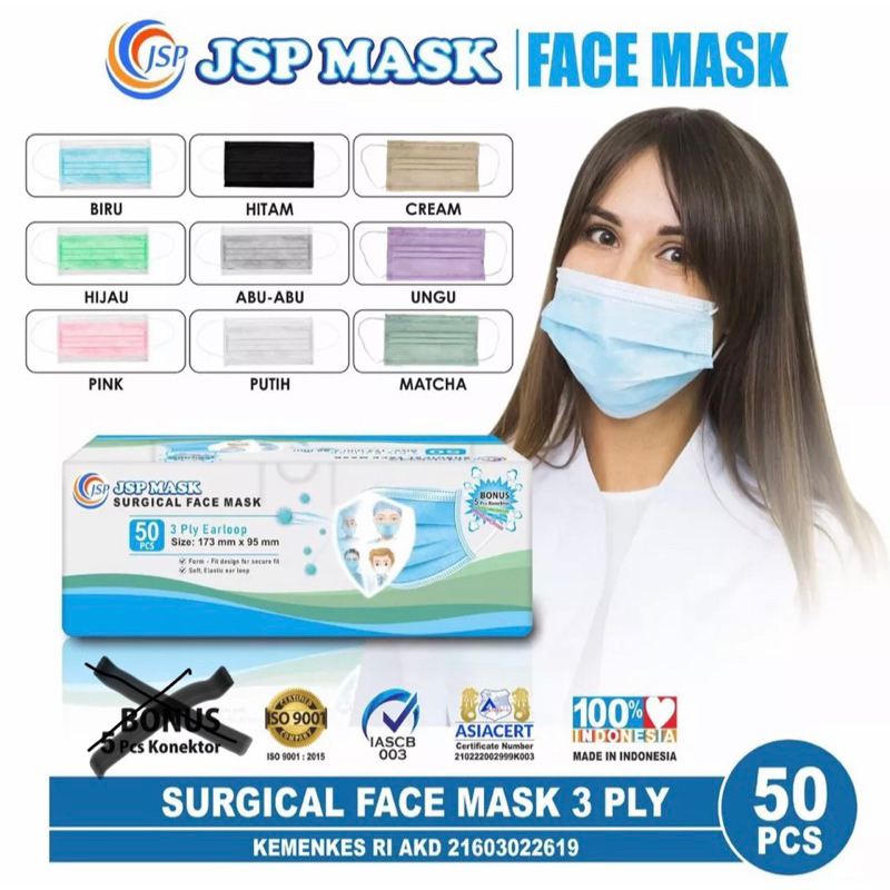 JSP masker premium 50pc grosir