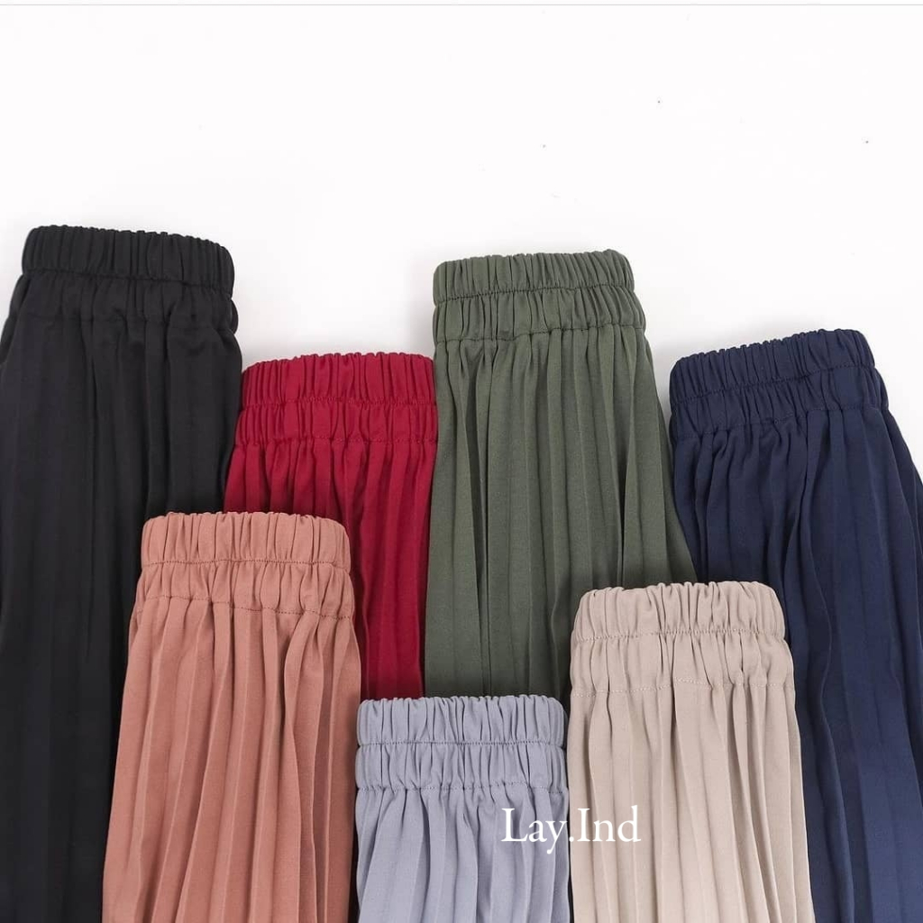 Rok Plisket Premium Panjang 95 cm Bisa Cod