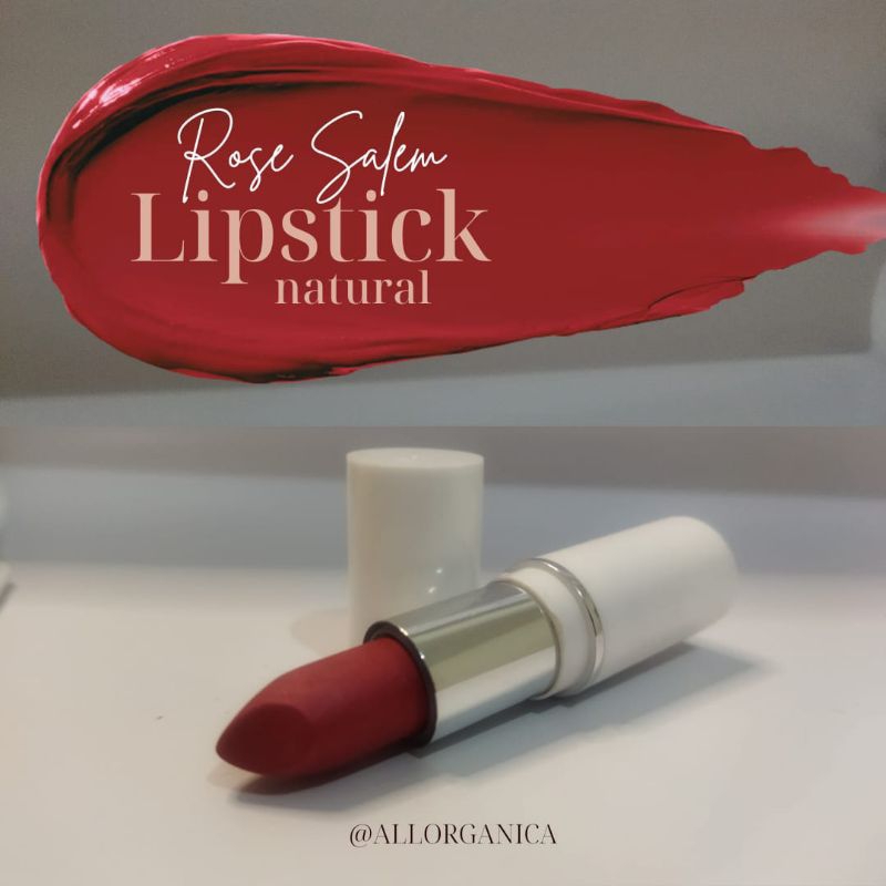 Lipstik Bahan Alami Warna Red Orange (tanpa pengawet Paraben)