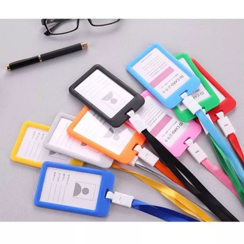 

Name tag + tali ID card holder larnyard