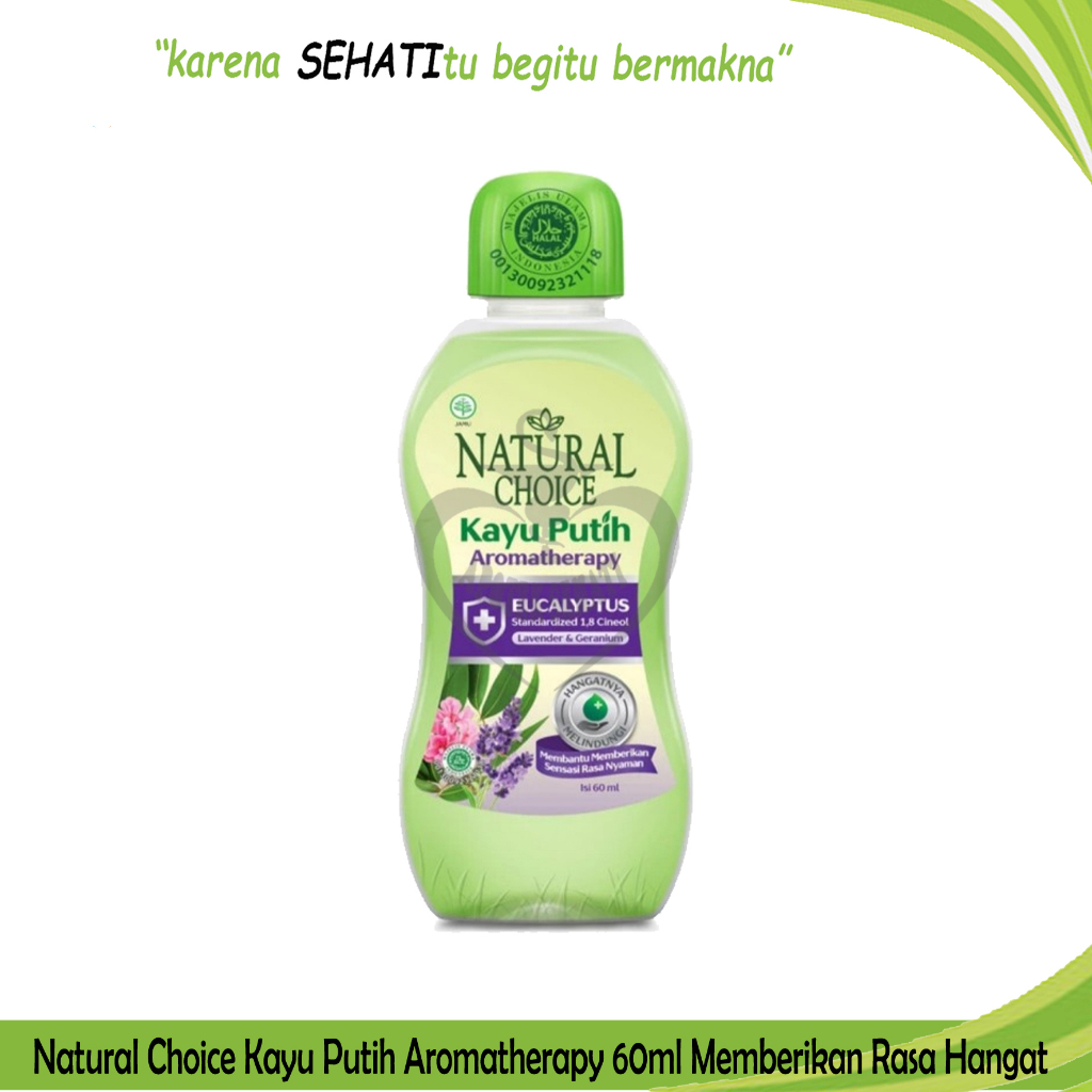 Natural Choice Minyak Kayu Putih 60ml Eucalyptus Mengatasi Masuk Angin