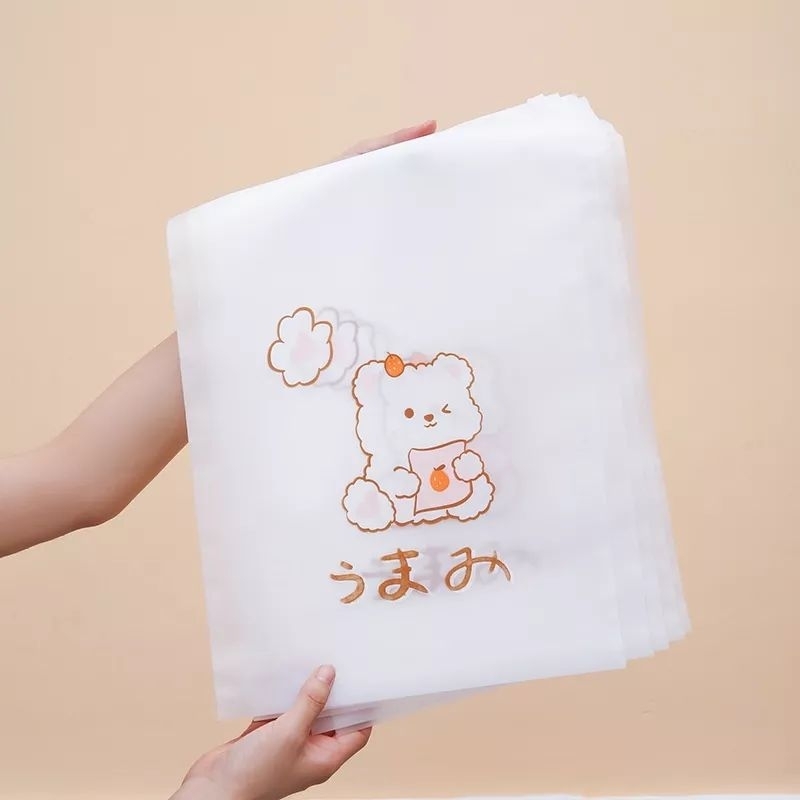 ZIPPER LUCU MOTIF BEAR AC39 STORAGE BAG TRAVEL