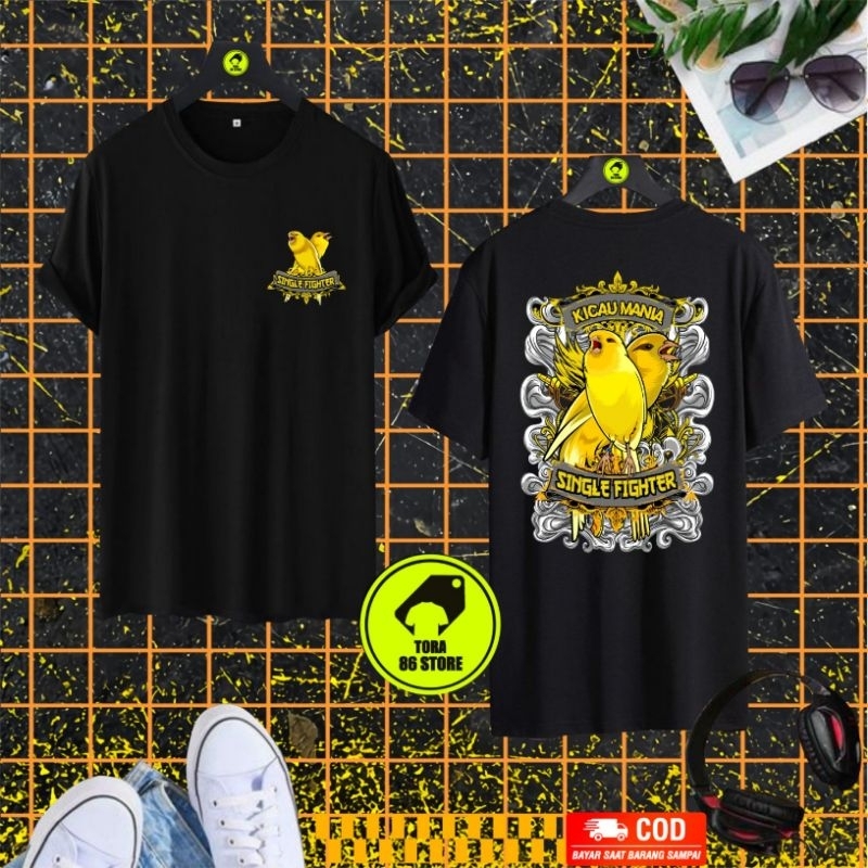 kaos burung kenari kicau mania bisa cod