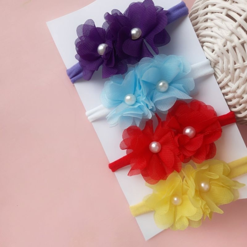 Bando Bayi Nylon Headband Usa Bandana Anak Regita