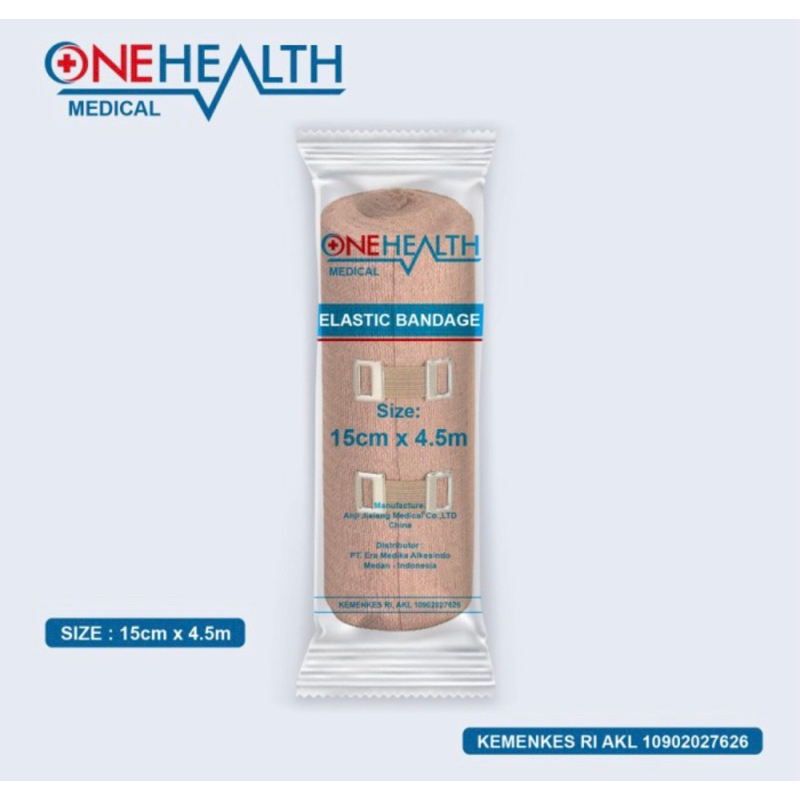 elastic bandage 15cm onehealth / verban elastis 15cm onehealth