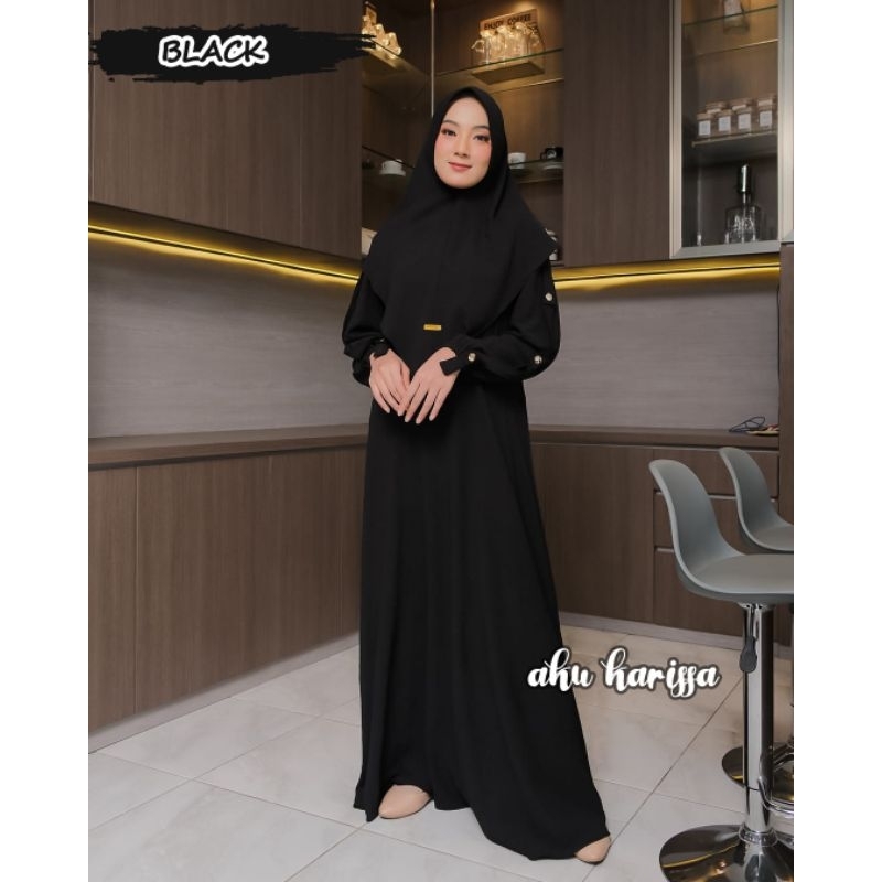 gamis riyanti devina qisty ori aku karissa set khimar terbaru original karisa dress seragaman pengajian komunitas