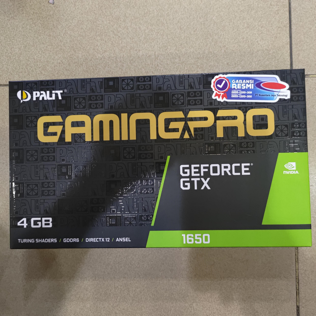 VGA Palit Nvidia GeForce GTX 1650 GamingPro 4GB GDDR6 DDR6 GTX1650
