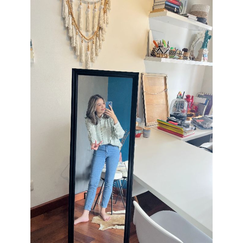 Tunik atasan salur warna hijau ZAHIRA Series _ fashion wanita termurah & terlaris