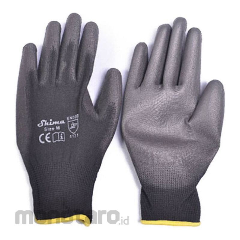 [BARU] Sarung Tangan Karet Hitam Safety Palm Fit Glove Mekanik Berkebun