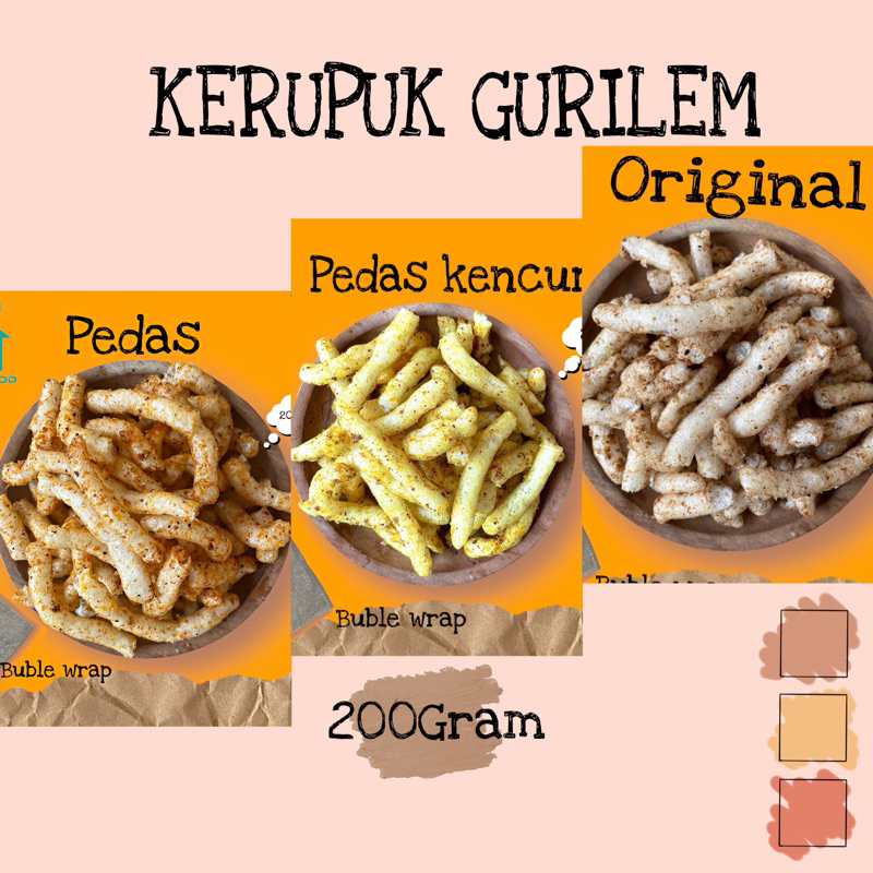 KERUPUK GURILEM ASLI KHAS CILILIN