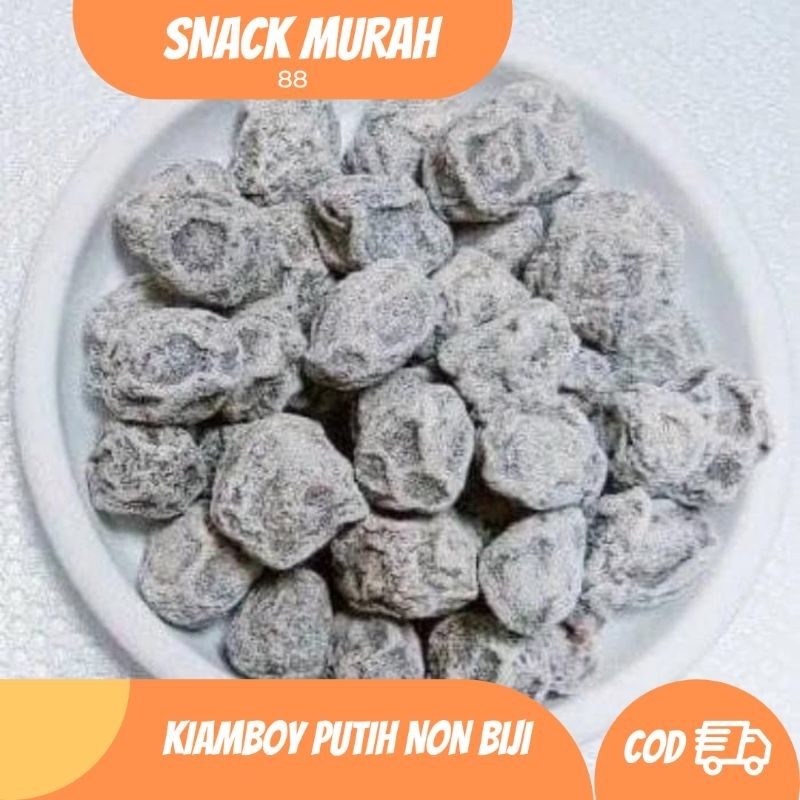 

KIAMBOY PUTIH TANPA BIJI ASAM MANIS/PLUM PUTIH NON BIJI/KIAMBOY HAMOY 200 GRAM