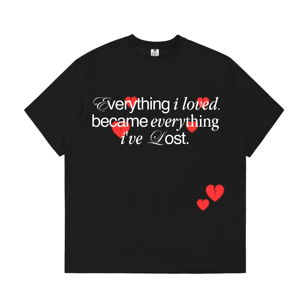 T-SHIRT | EVERYTHING | BLACK | IVORY | YIKESALLDAY