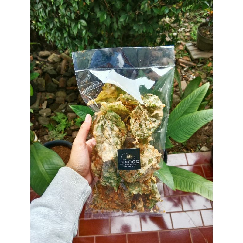 

Keripik Bayam Cemilan Enak Bandung