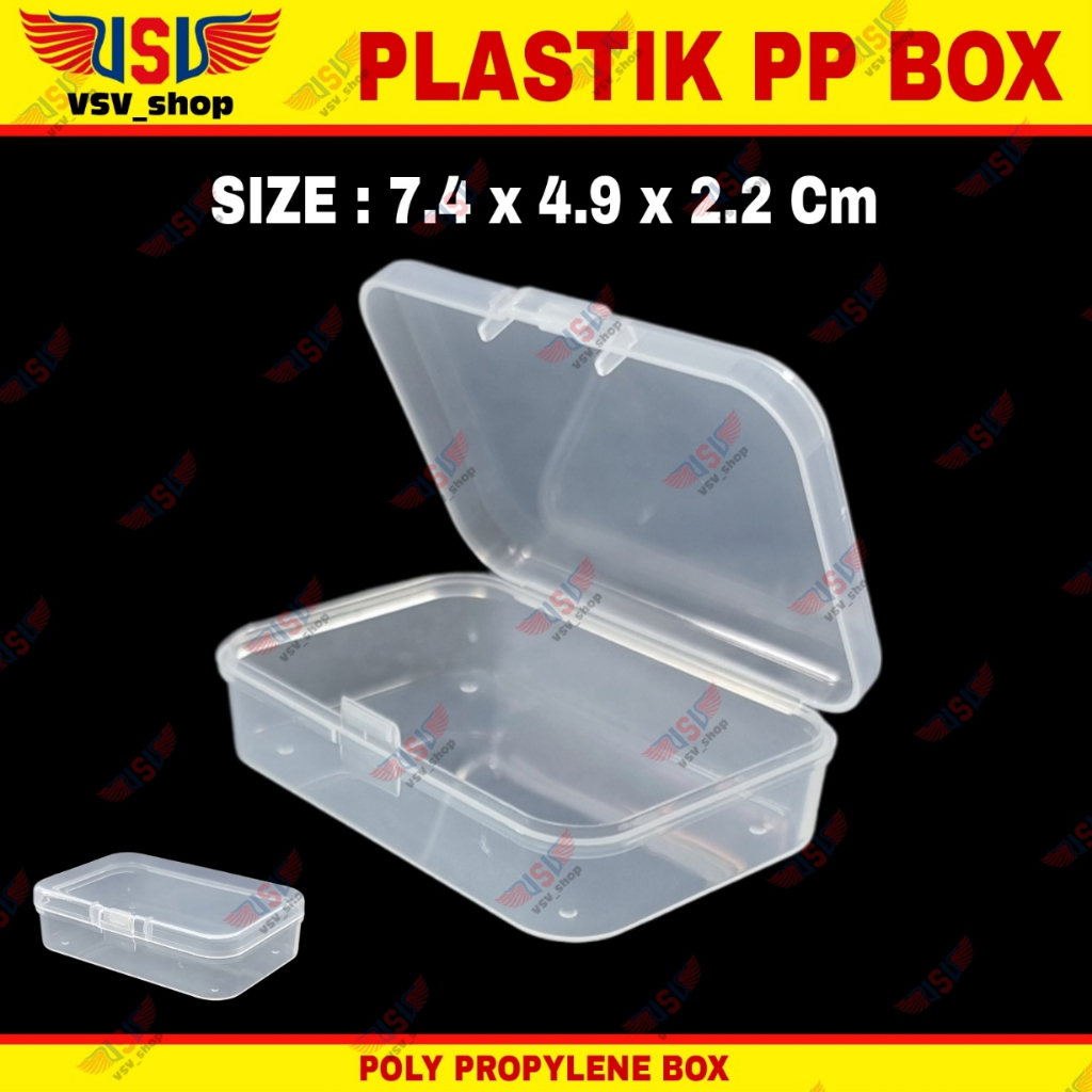 Kotak Plastik Bening Kecil Box Plastik PP Box organizer Plastic Case C720