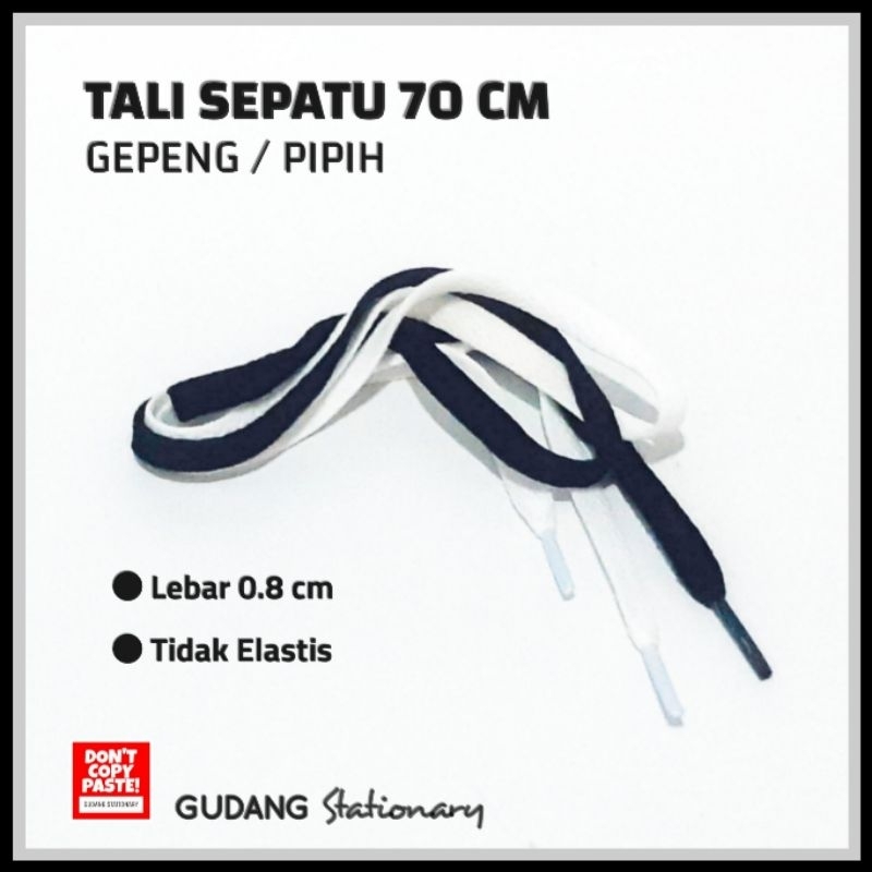 Tali Sepatu Gepeng 70 cm