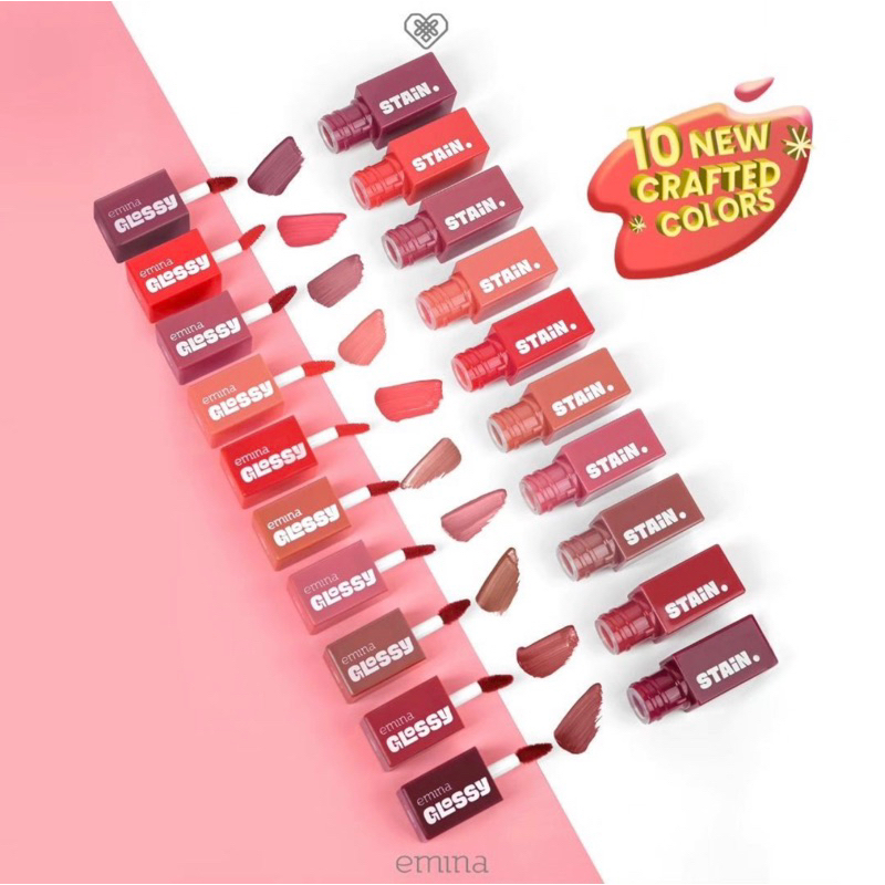 Emina Glossy Stain LIPTINT TERBARU EMINA