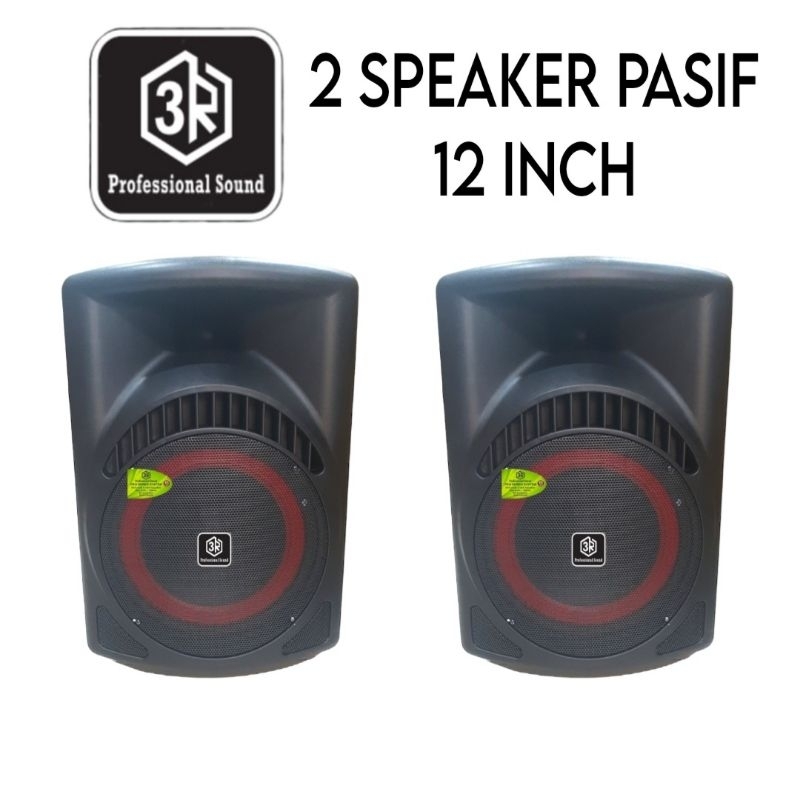 Paket Sound 3R 12 Inch Red Bulls, Ampli 2 Mic Wireless Karaoke Youtube