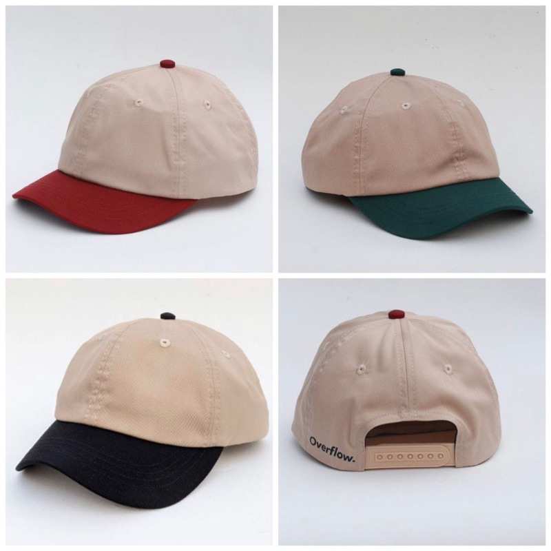 TOPI BASEBALL TOPI LIDAH PENDEK KOMBINASI TOPI FASHION PRIA/WANITA DEWASA