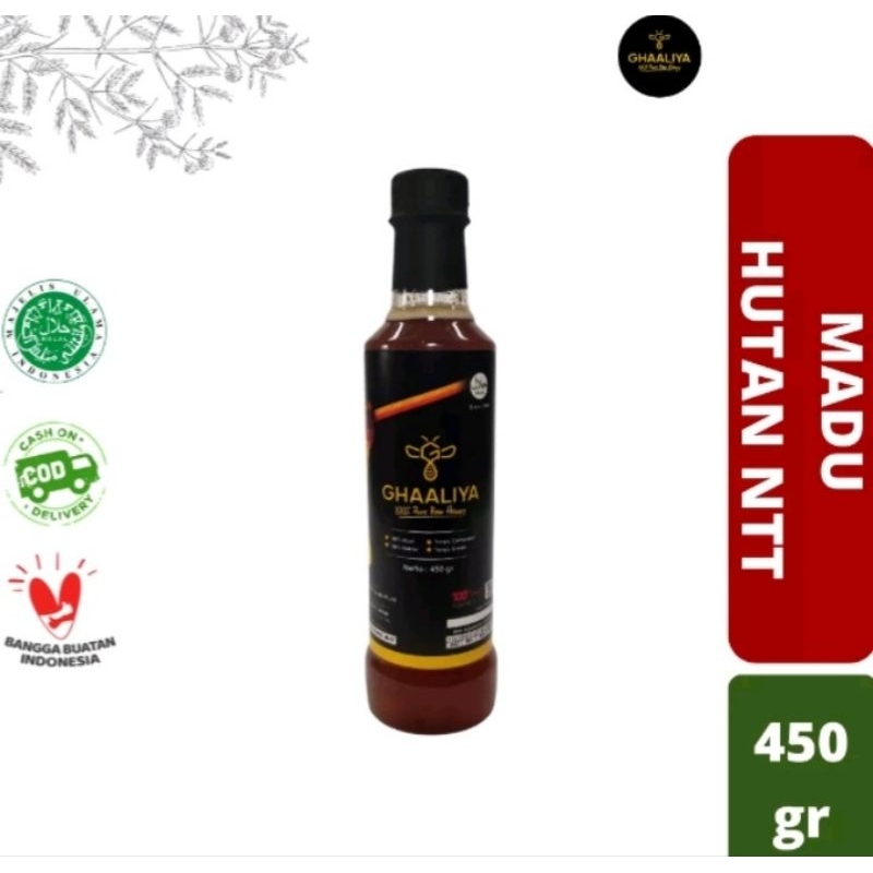 

Madu Murni Hutan NTT Asli100% MADU DORSATA NEKTAR BUNGA MULTIFLORA 450GRAM