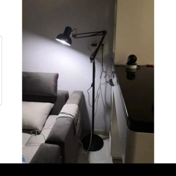 Lampu Belajar Arsitek Berdiri/Lampu Stand/Lampu Berdiri - Hitam