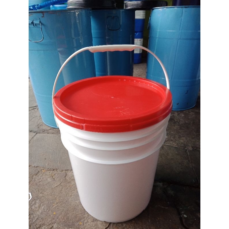 ember plastik 20 liter foodgrade tutup segel