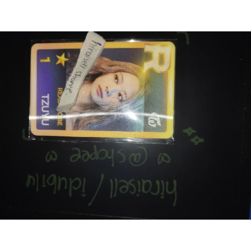 TWICE TZUYU LENTICULAR LENTI PC PHOTOCARD PC RTB READY TO BE SSJYP SUPERSTAR SUPER STAR JYP CHOU OFF
