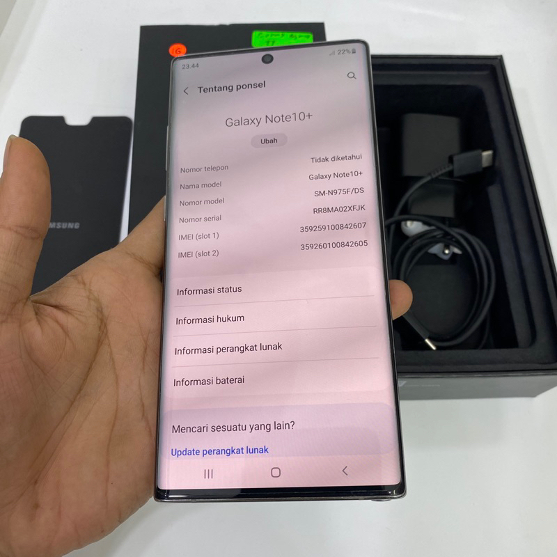 Samsung Note 10 plus 12/256 resmi