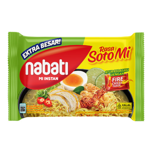 

Richeese Mie Soto Fire Chilli Tabur - Varian Rasa Baru | Free Bubble Wrap & Dus Box