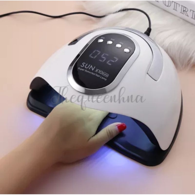 SUN X10 Max 280W Garansi Satu Bulan 66Leds Pengering Kutek Gel Led UV Nail Lamp Alat Pengering Kutek Gel