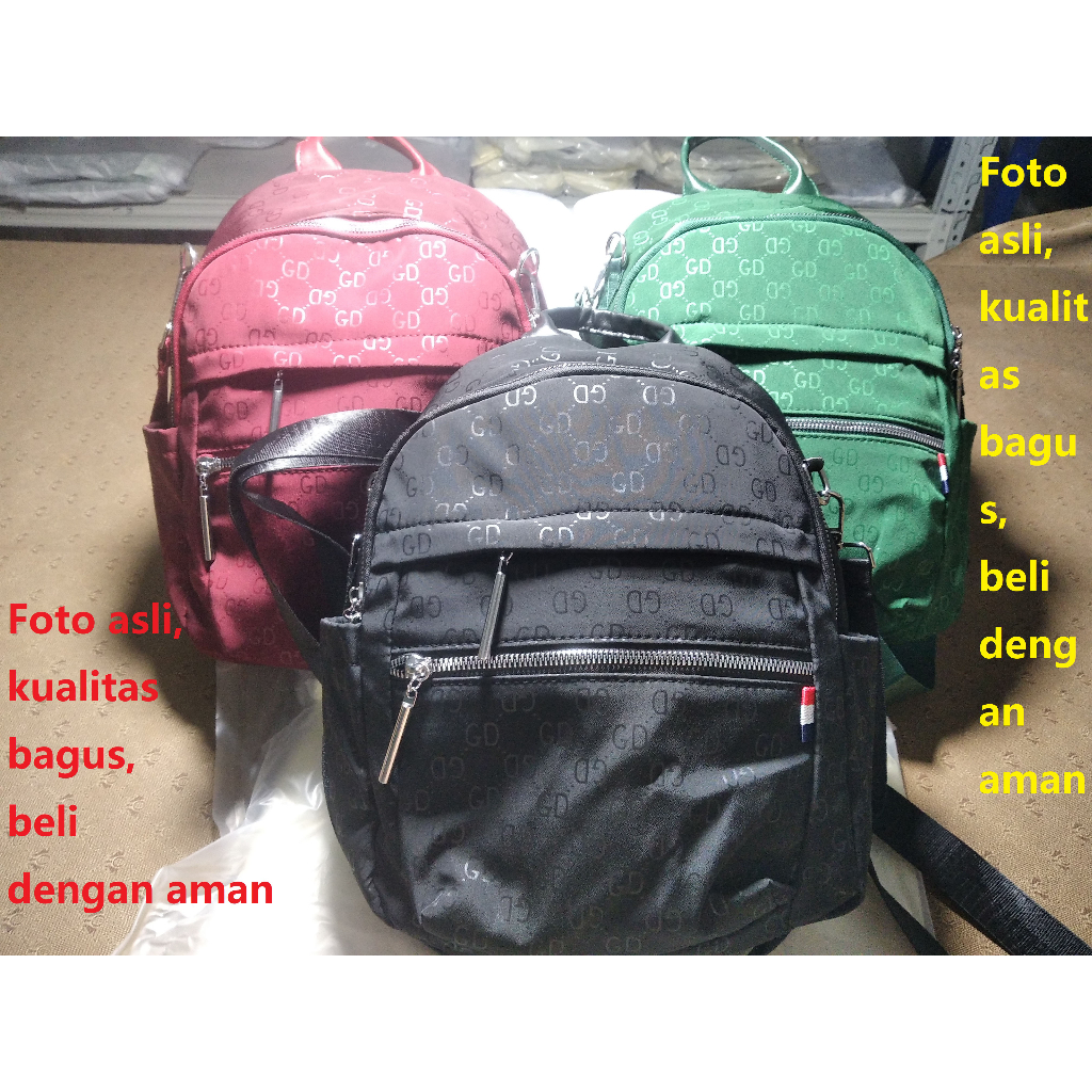 Ransel Wanita Multifungsi bisa selempang bahu tas Backpack tas gendong women Ransel cewek tas wanita Oxford cloth shoulder bags import tas fashion tas 7190