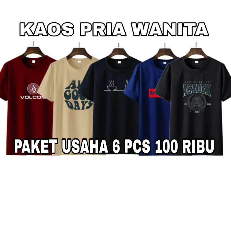 KAOS MOTIF 100RB DAPAT 6/|KAOSGROSIR||KAOSMURAH