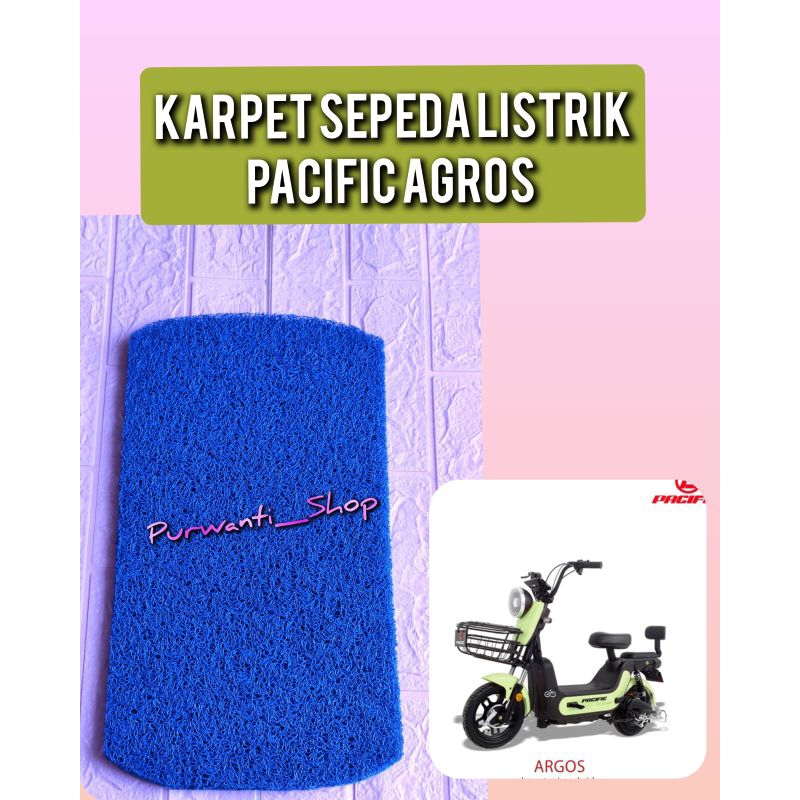 Karpet Serabut Sepeda Motor Listrik Pacific Argos