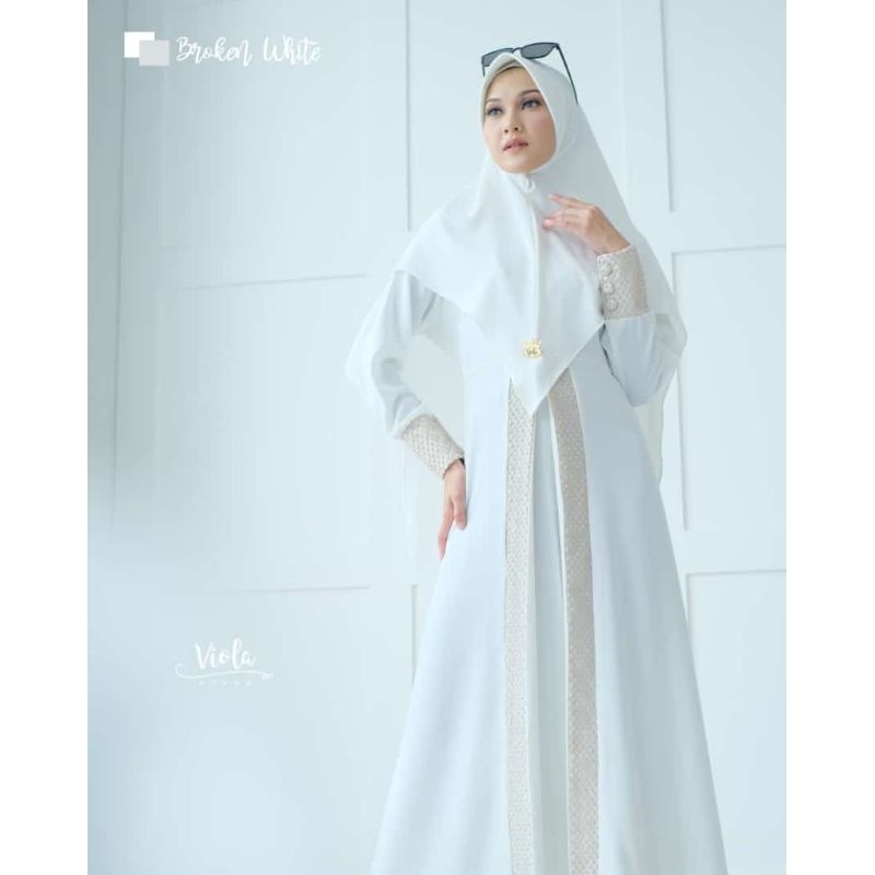 gamis raina syar'i ori viola hijab