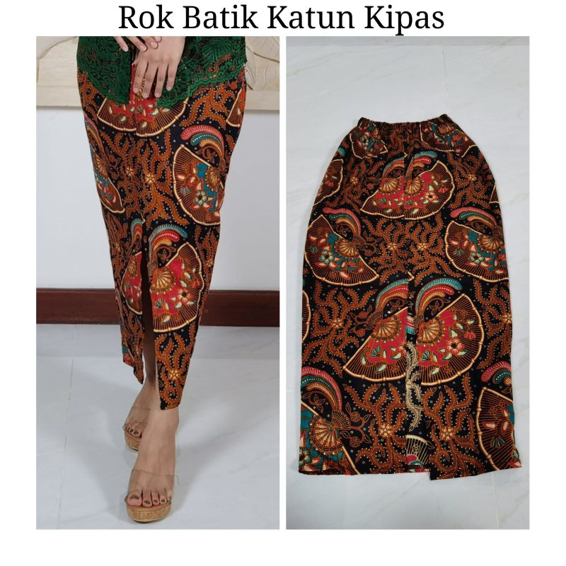 ROK BATIK /KAMEN BALI JADI + OBI (LANGSUNG PAKAI SEPERTI ROK)