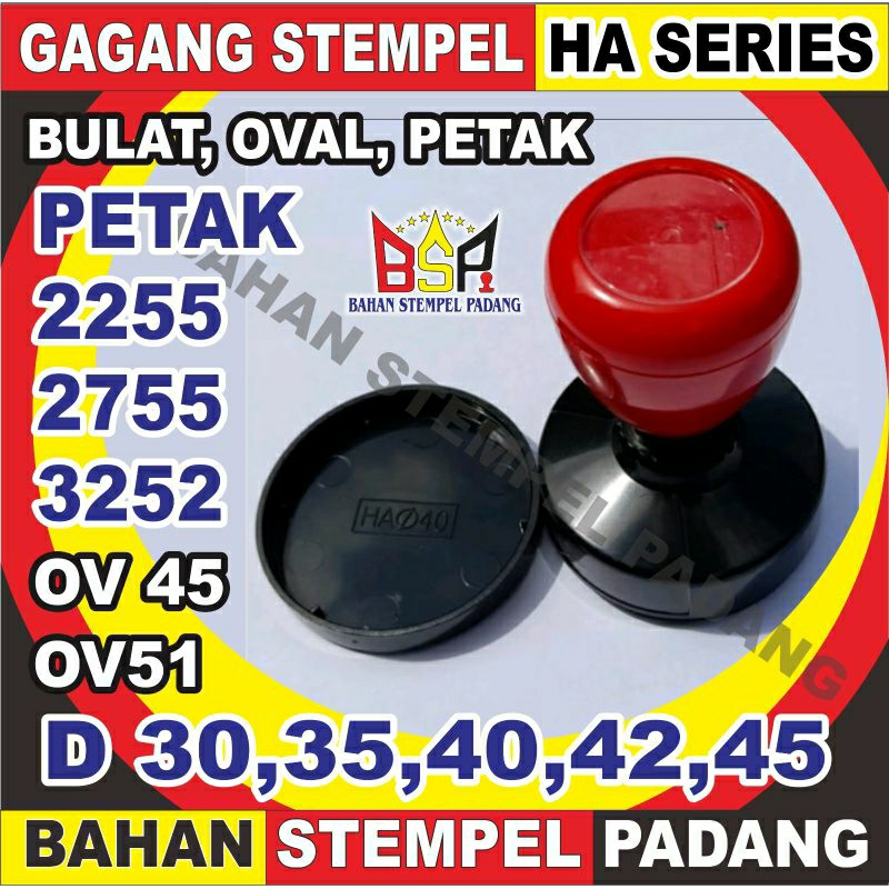 

GAGANG STEMPEL HA SERIES BULAT OVAL PETAK